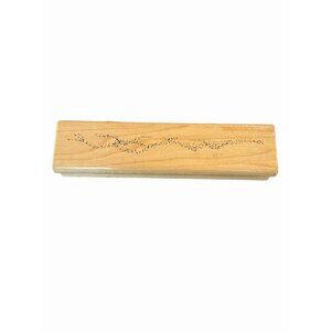 JRL Design Co Sandy Beach Wood Rubber Stamp T118 scrapbooking stamping paper art
